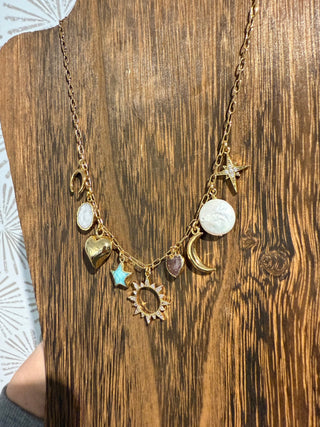 Celestial Charm Necklace - Simply Sunflowers