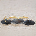 Pearl Hammered Cuff