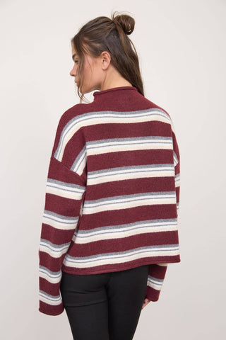 Striped Classic Cardigan