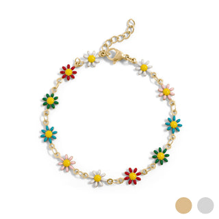 Colorful Floral Bracelet