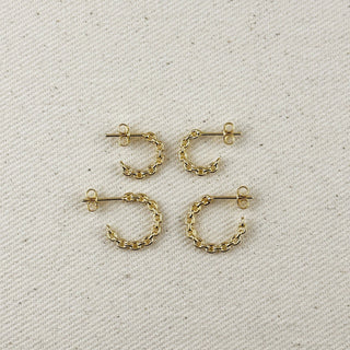 Chain Hoops - Simply Sunflowers