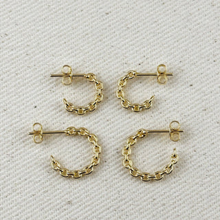 Chain Hoops - Simply Sunflowers