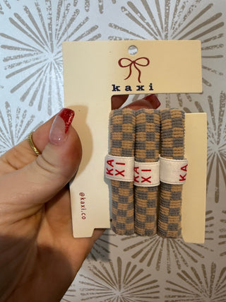 Checkered Hair Ties - Simply Sunflowers