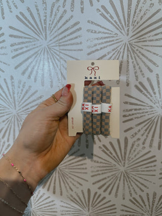 Checkered Hair Ties - Simply Sunflowers