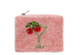 Cherry Cocktail Coin Purse - Simply Sunflowers