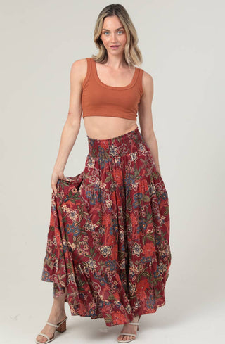 Cider Maxi Skirt - Simply Sunflowers