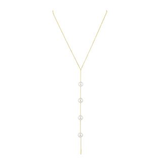 Cindy Pearl Lariat - Simply Sunflowers