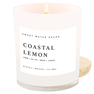 Coastal Lemon Candle - Simply Sunflowers