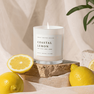 Coastal Lemon Candle - Simply Sunflowers
