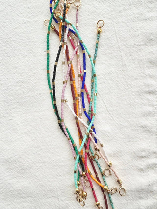 Colorful Gold Bar Bracelet - Simply Sunflowers