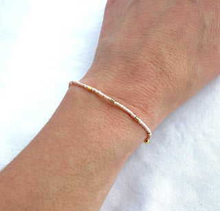 Colorful Gold Bar Bracelet - Simply Sunflowers