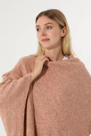Cowl Neck Poncho - Simply Sunflowers