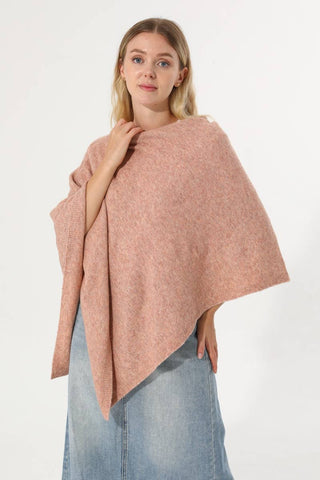 Cowl Neck Poncho - Simply Sunflowers