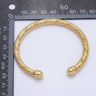 Croissant Cuff Bracelet - Simply Sunflowers