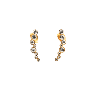 Crystal Ear Climbers - Simply Sunflowers