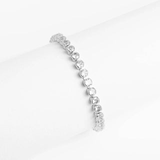 Cubic Zirconia Round Stone Tennis Chain Bracelet - Simply Sunflowers