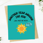 "Another year around the sun..." Birthday Card