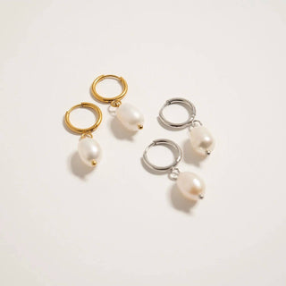 Pearl Silver Huggies