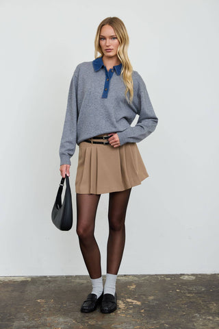 Sweater Denim Pullover