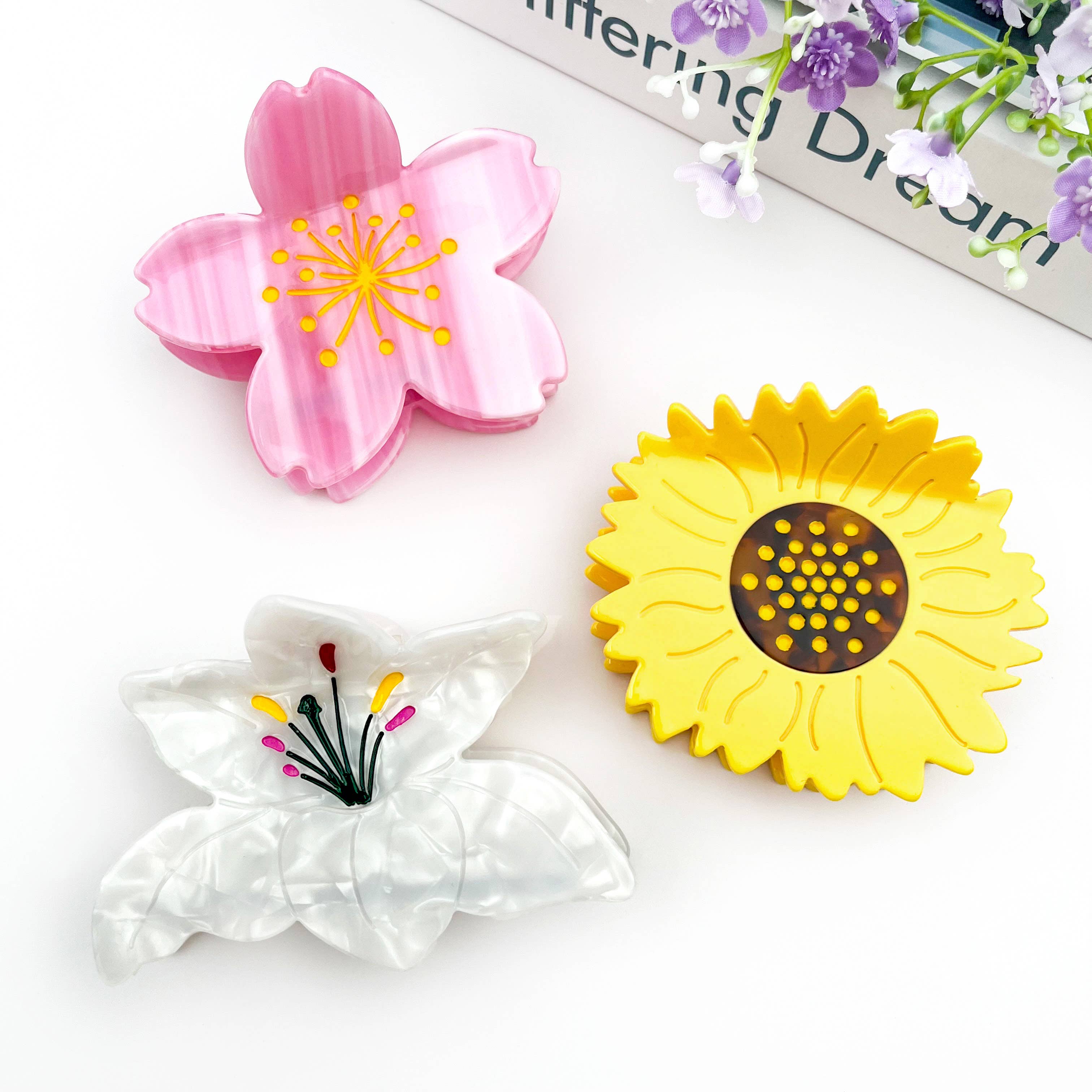 Sunflower Claw Clip