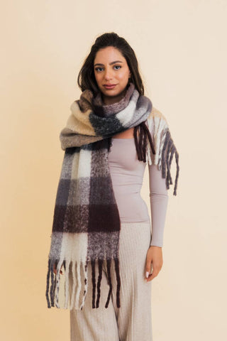 Playing with Plaid Winter Scarf