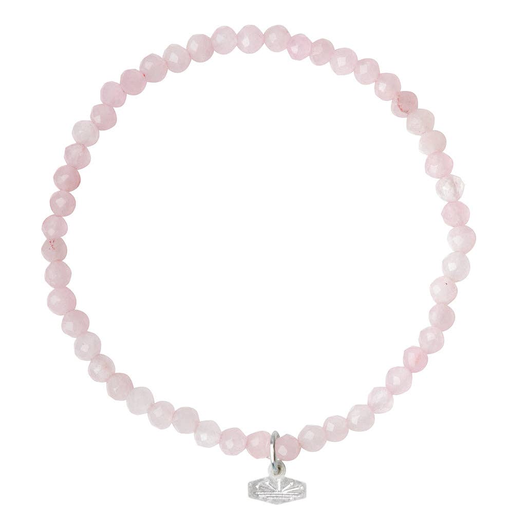 Rose Quartz Mini Stone Bracelet