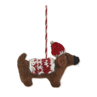 Dachshund Christmas Ornament - Simply Sunflowers