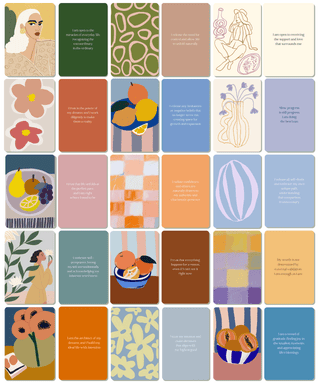 Daily Affirmation Cards - Simply Sunflowers