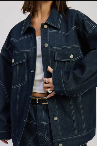 Daily Denim Jacket - Simply Sunflowers