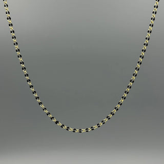 Dainty Enamel Chain Necklace - Simply Sunflowers