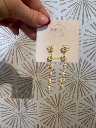 Daisy Dangle Earrings - Simply Sunflowers