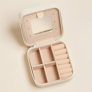 Daisy Flower Pattern Jewelry Box - Travel Size - Simply Sunflowers