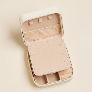 Daisy Flower Pattern Jewelry Box - Travel Size - Simply Sunflowers