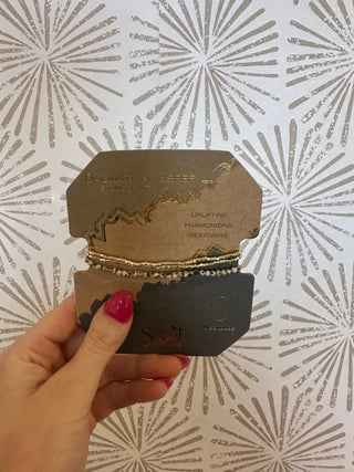 Dalmation Jasper Delicate Stone Wrap - Simply Sunflowers