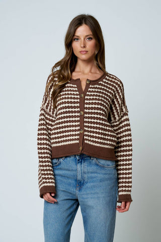 Kenzie Striped Cardigan