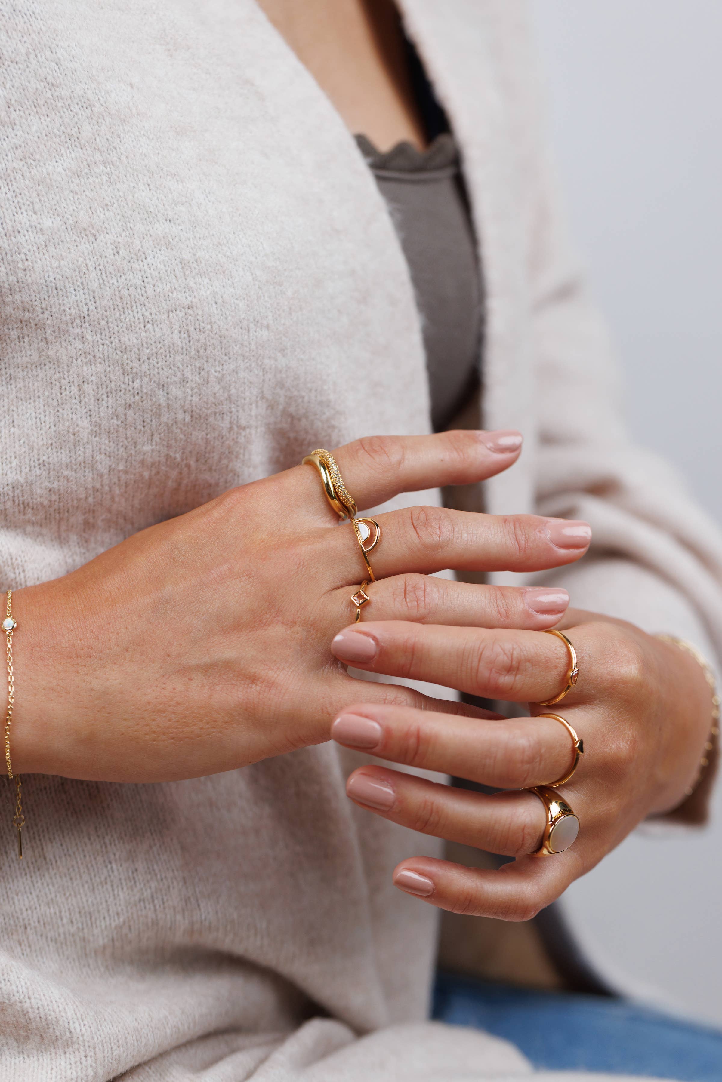 Diamond Stud Ring