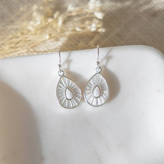 Dewdrop Earrings-opalite - Simply Sunflowers