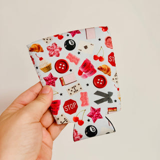 Junk Journal Stickers Pattern Koozie