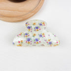 Retro Flower Claw Clip