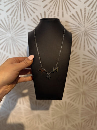 Dog Lover Charm Necklace - Simply Sunflowers