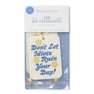Don't Let It Ruin Your Day Car Air Freshener - Simply Sunflowers