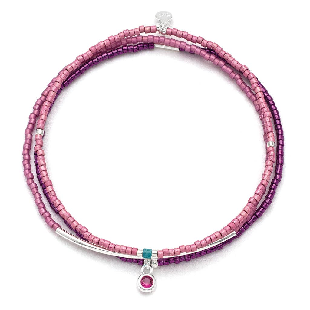 Fuchsia Trio Bracelet