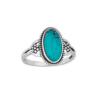 The Center Of Attention Sterling Silver Turquoise Ring