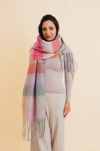 Playing with Plaid Winter Scarf