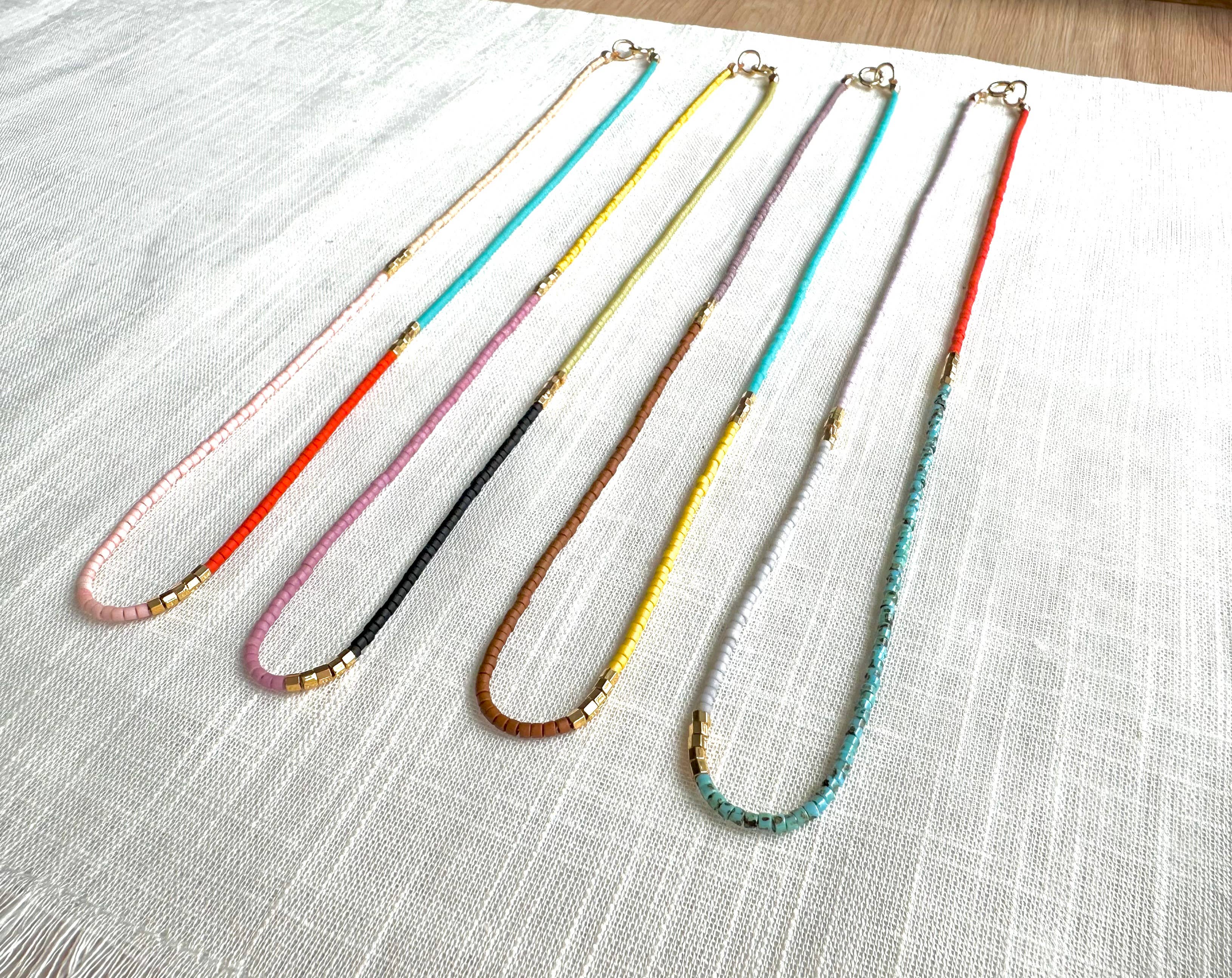 Cassis Beaded Necklace