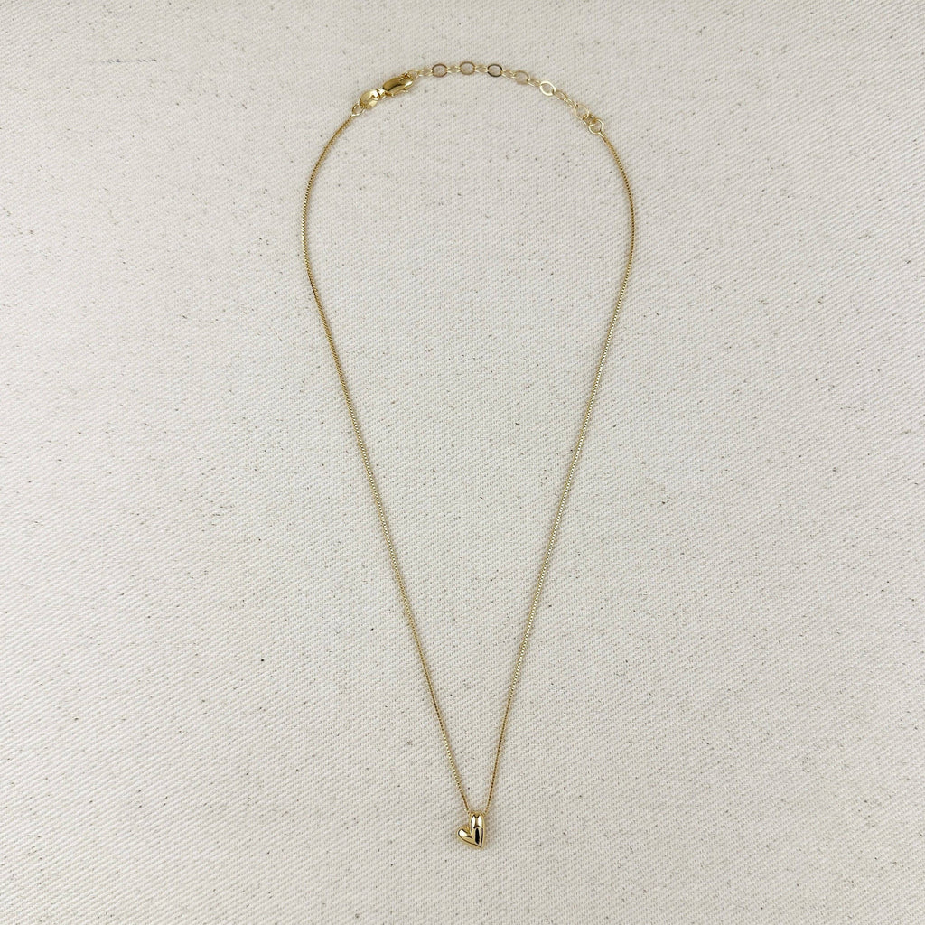 Uneven Heart Necklace