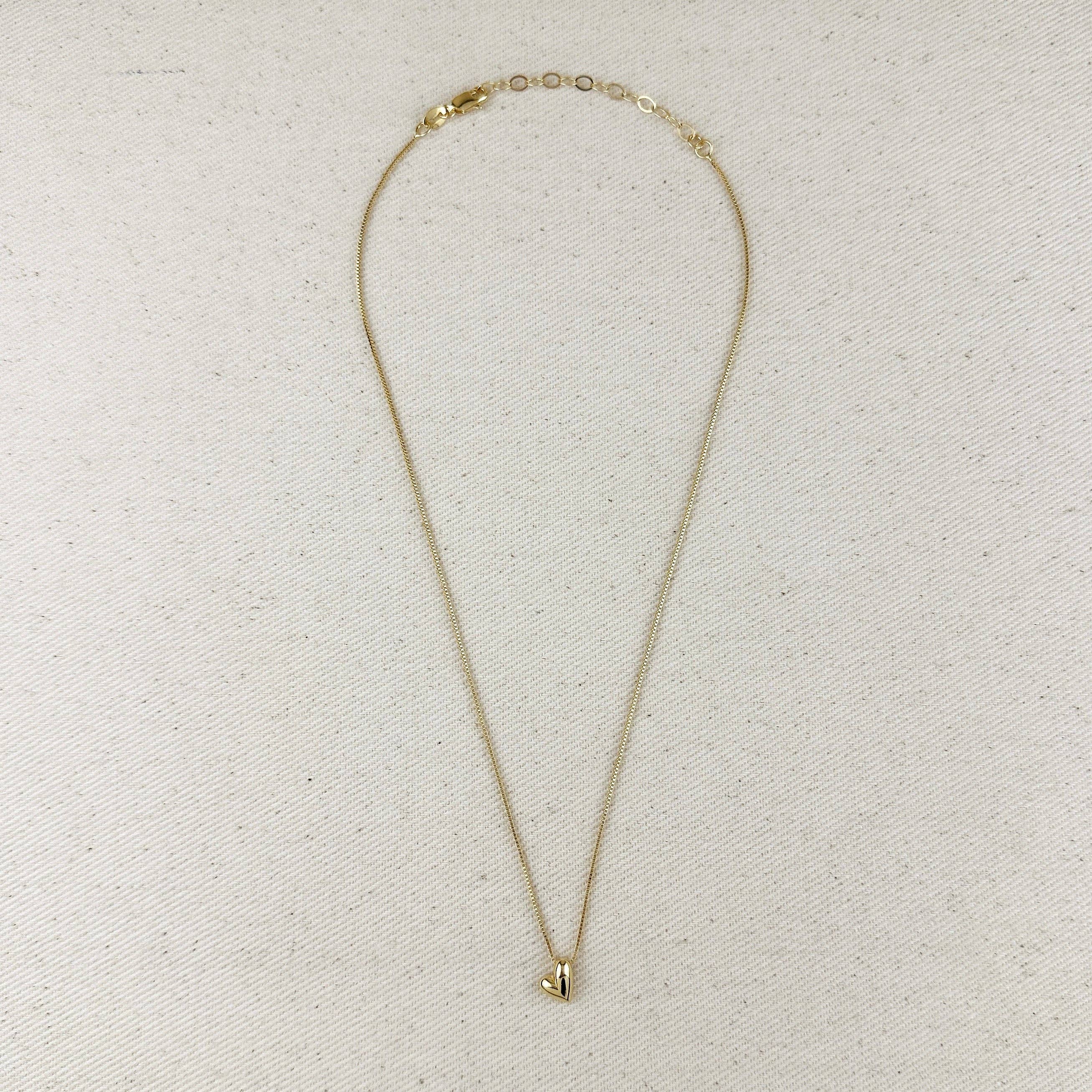 Uneven Heart Necklace