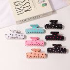 Polka Dot Claw Clip