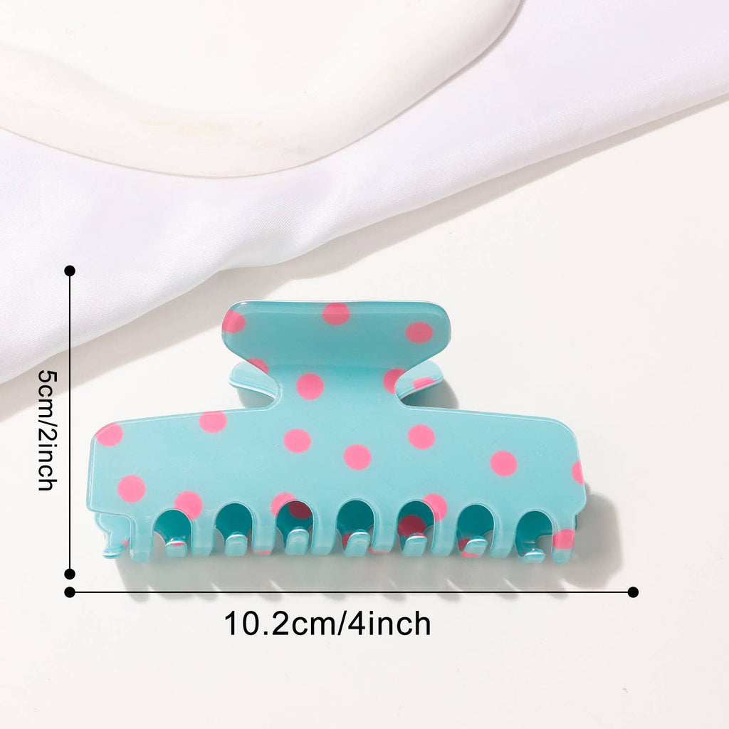 Polka Dot Claw Clip