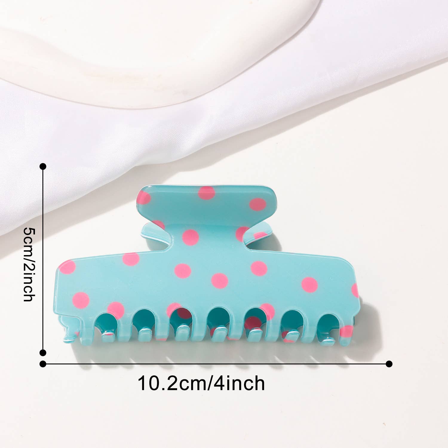 Polka Dot Claw Clip